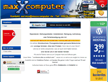 Tablet Screenshot of maxxcomputer.de